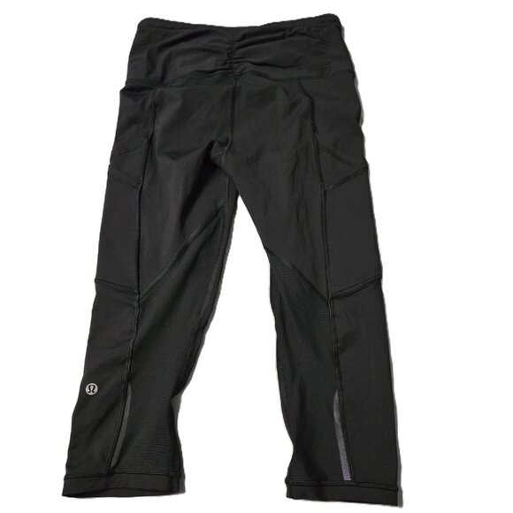 Lululemon Sz 4 Small Womens Black Leggings - Picture 2 of 4